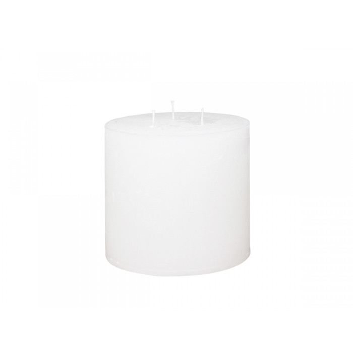 Macon Rustikt bloklys - hvid