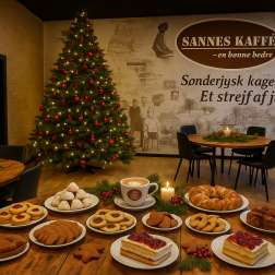 Sønderjysk kagebord ala' Sanne med et strejf af jul. 14.dec.