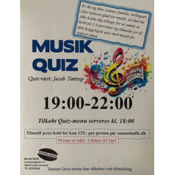 Musikquiz  14.aug.