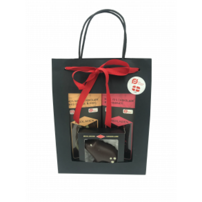 Gourmet gavepose - sort