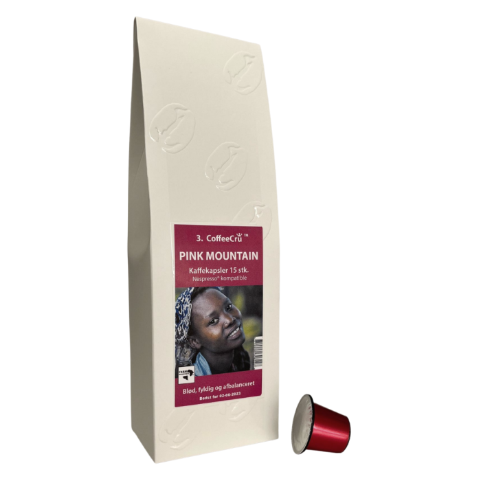 Pink Mountain - kapsler til Nespresso 15 stk. Pink Mountain - kapsler til Nespresso 15 stk.