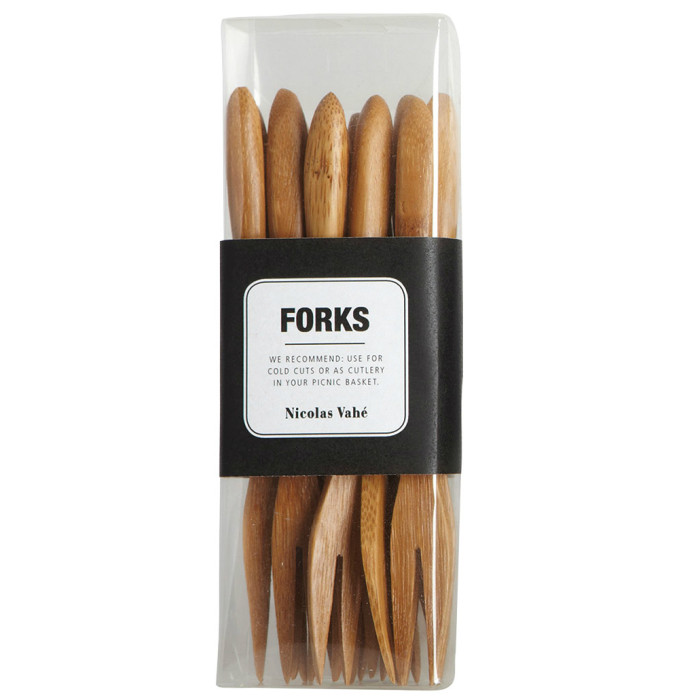 Gaffel i Bambus 14 cm