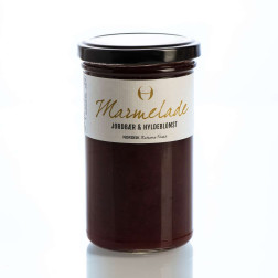 Marmelade med jordbær og hyldeblomst Marmelade med jordbær og hyldeblomst