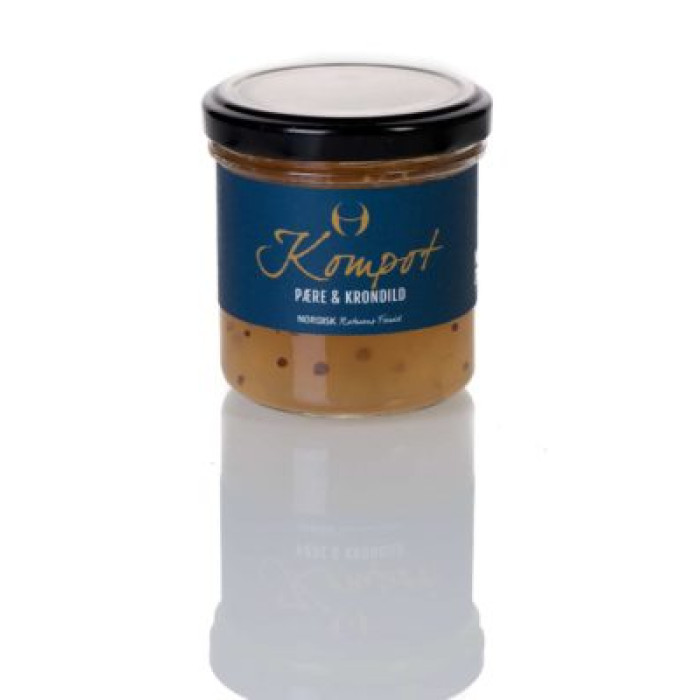 Kompot med pære & krondild